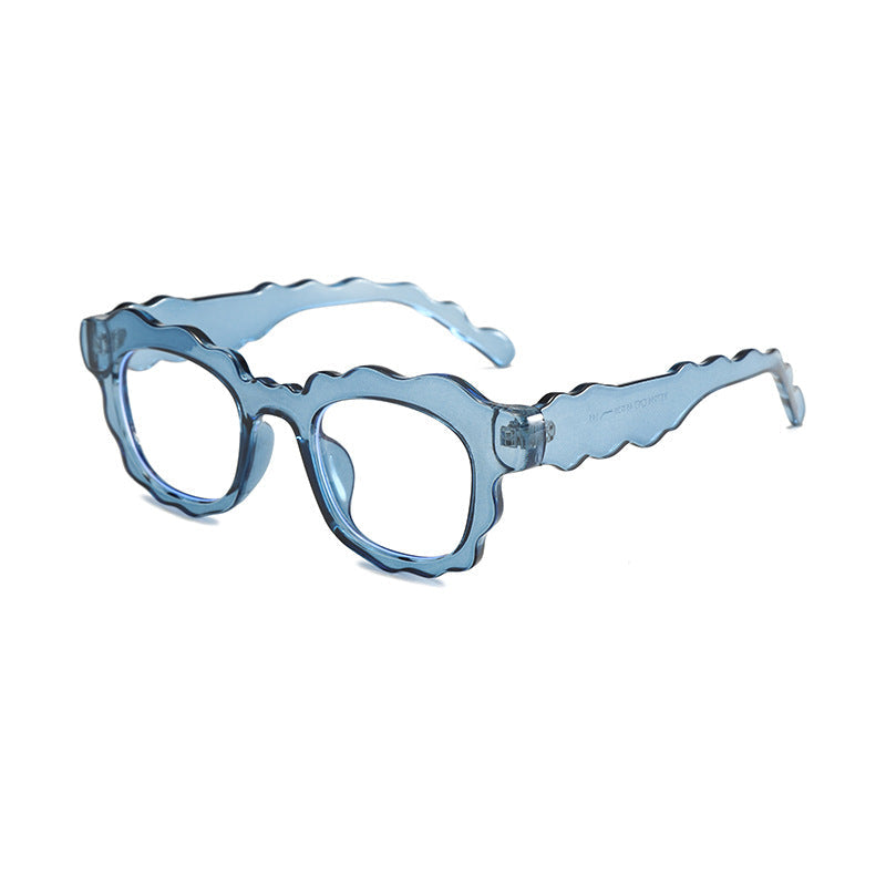 Dopamine-style Wave-shaped Sunglasses