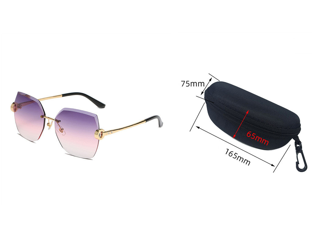 Diamond Rimmed Multi-deformation Glasses