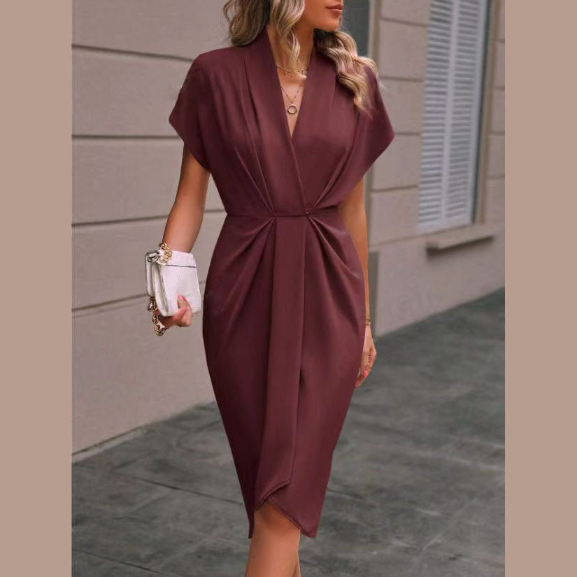 Batwing Sleeve Dress