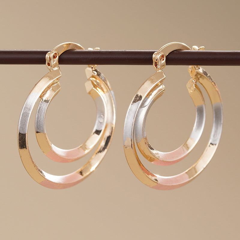 Metal Multi-color Trendy Earrings