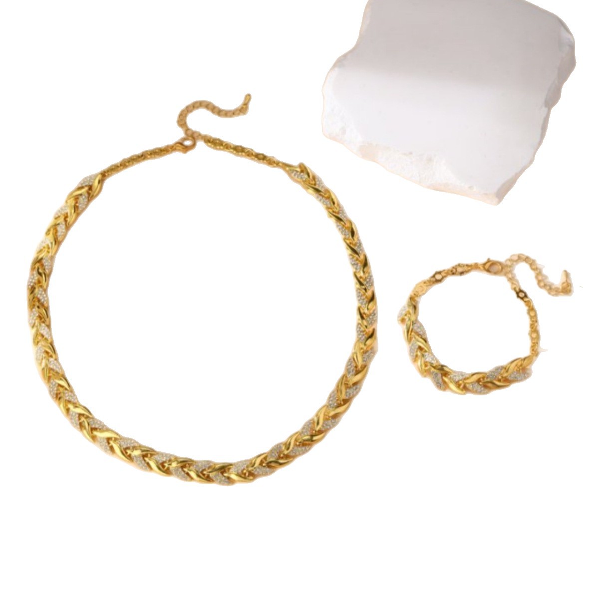 Diamond-encrusted Necklace