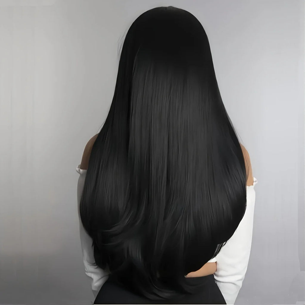 Women's Wig Black Long