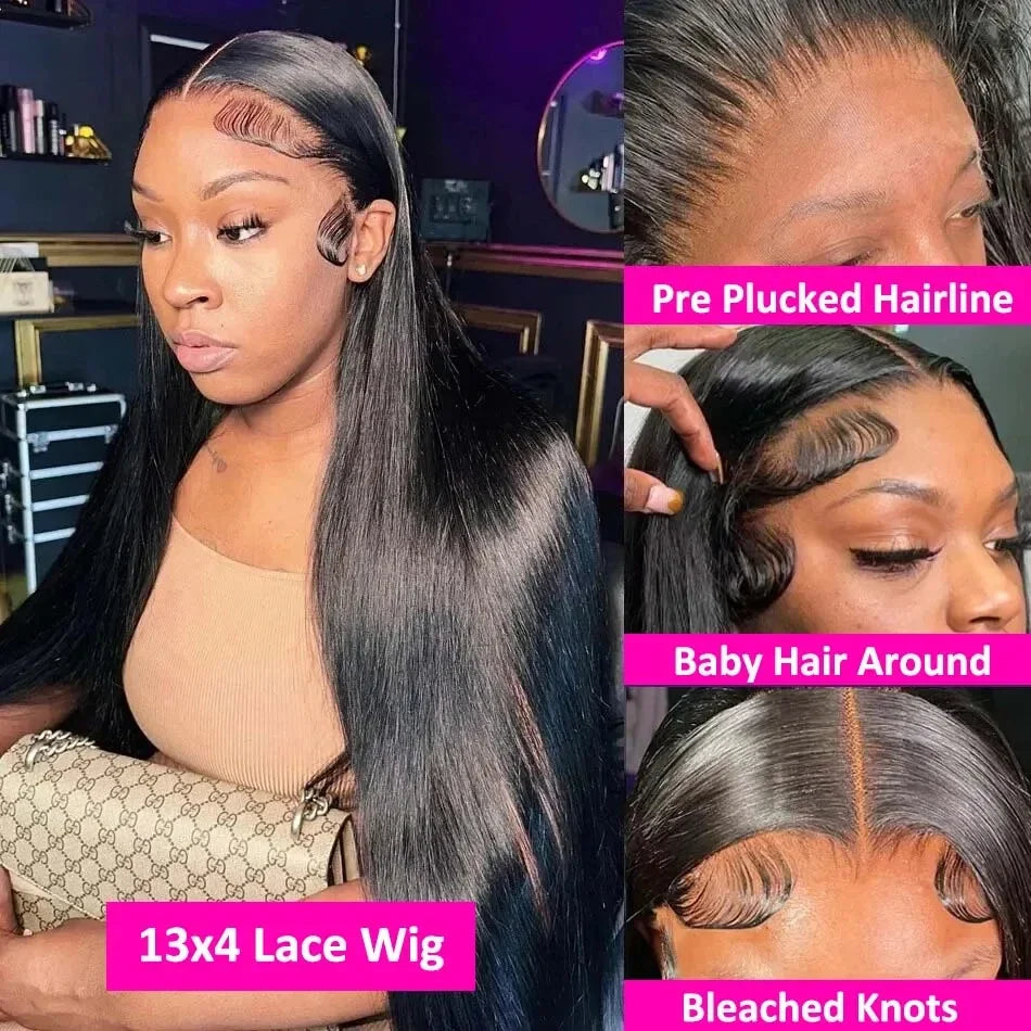 Straight Human Hair Wigs