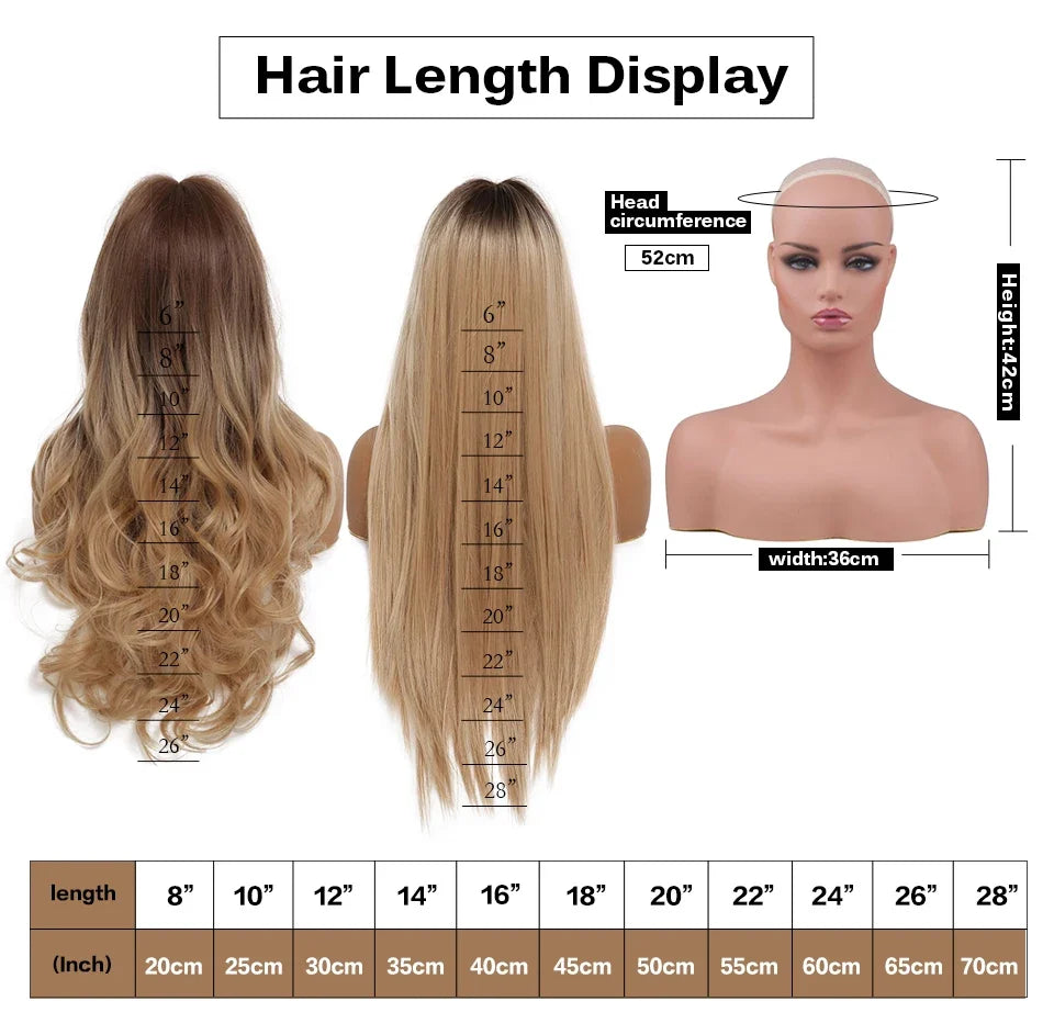 Black Hair Long Straight Wigs