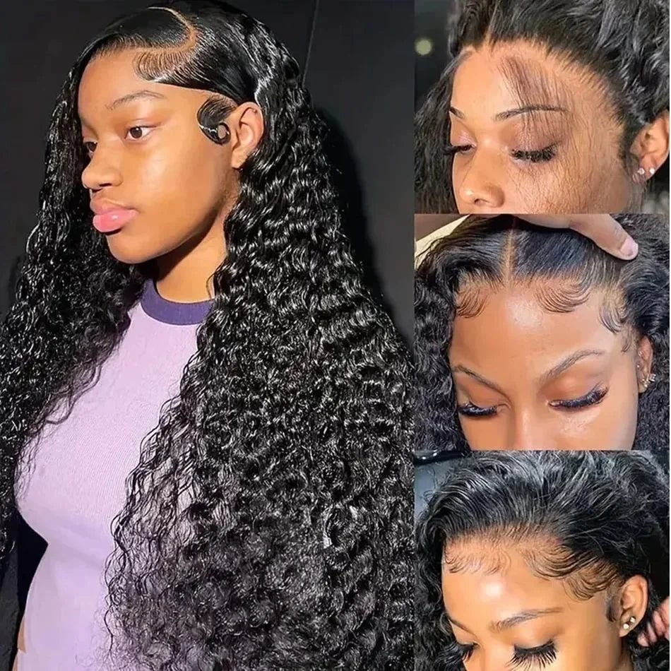 Density Curly Human Hair Wigs