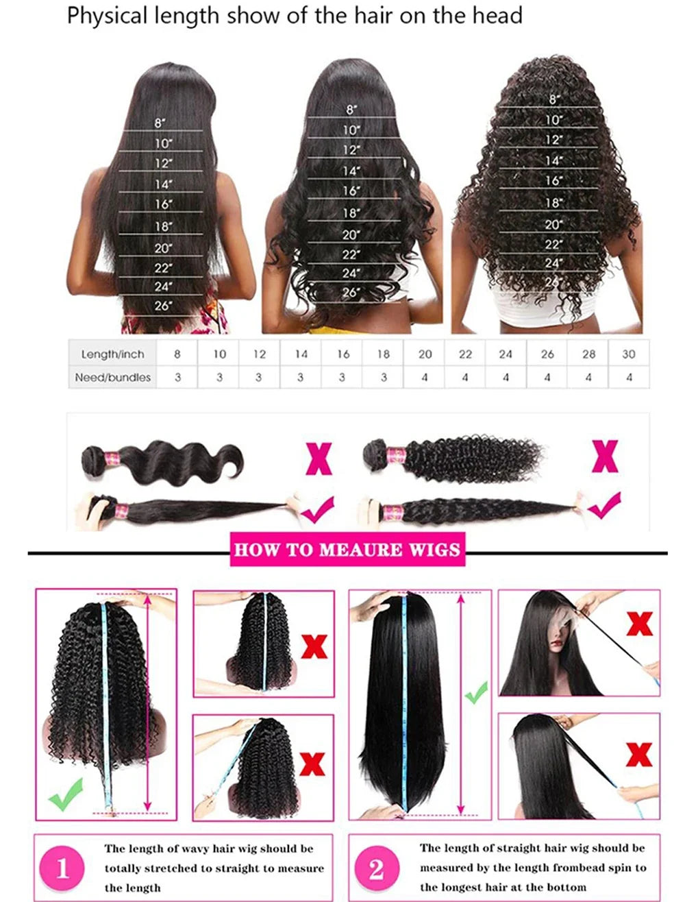 Long Water Wave Wigs