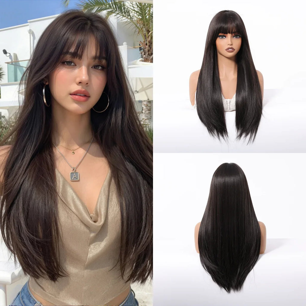 Blonde Long Straight Wig