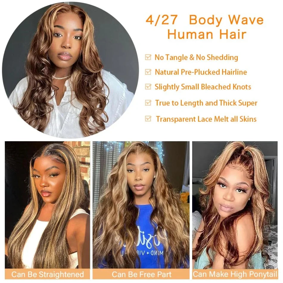 Body Wave Human Hair Wigs