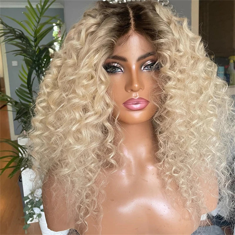 Deep Curly Blonde Wig