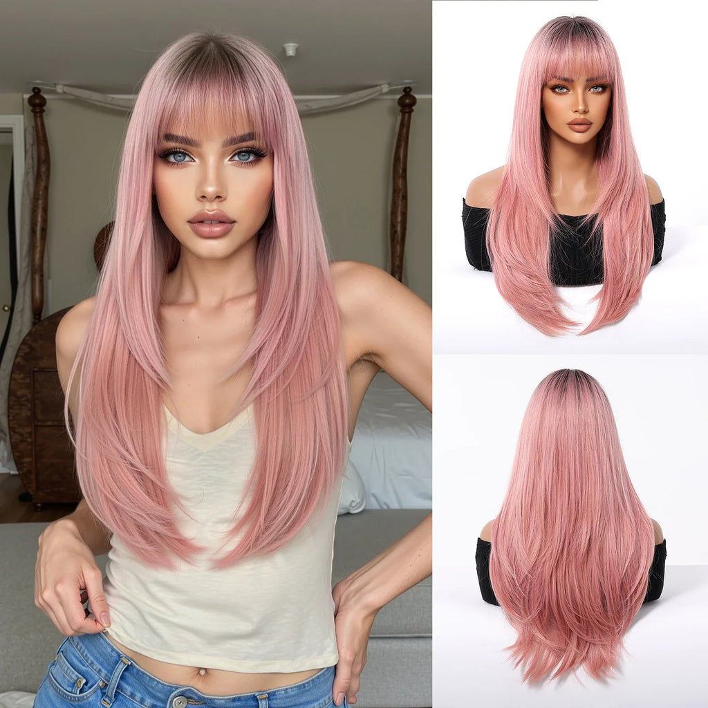 Blonde Long Straight Wig