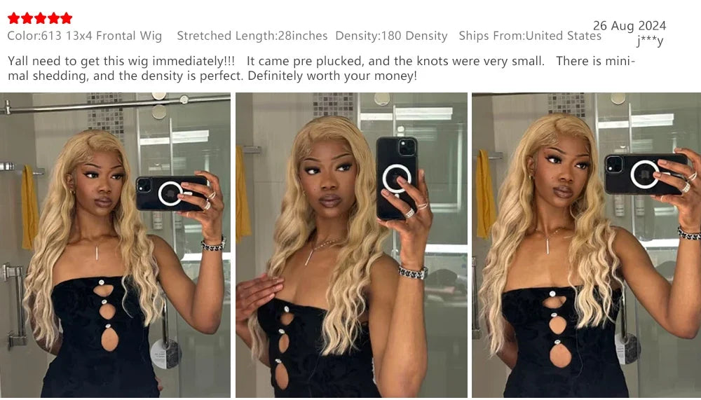 613 13x6 Lace Front Wig