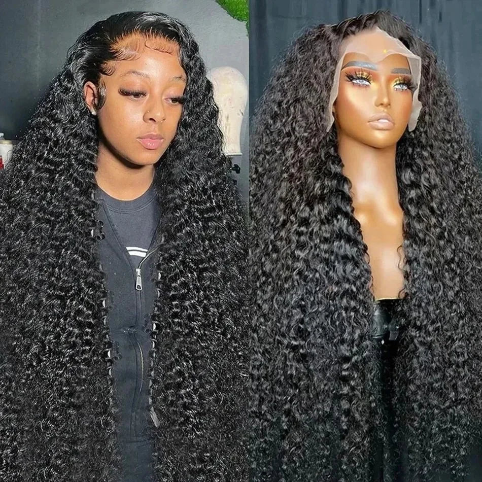 Density Curly Human Hair Wigs