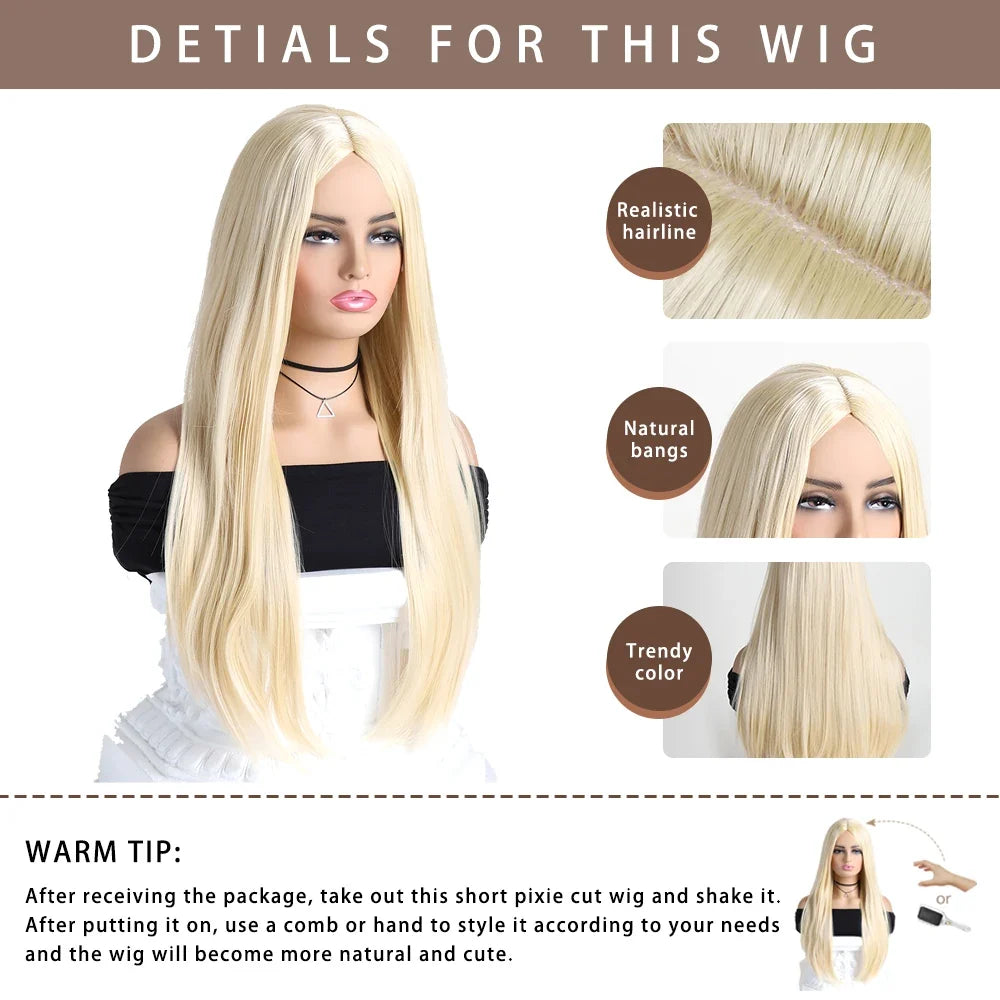 Long Blonde Wig Wigs