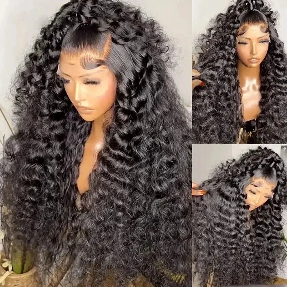 Density Curly Human Hair Wigs