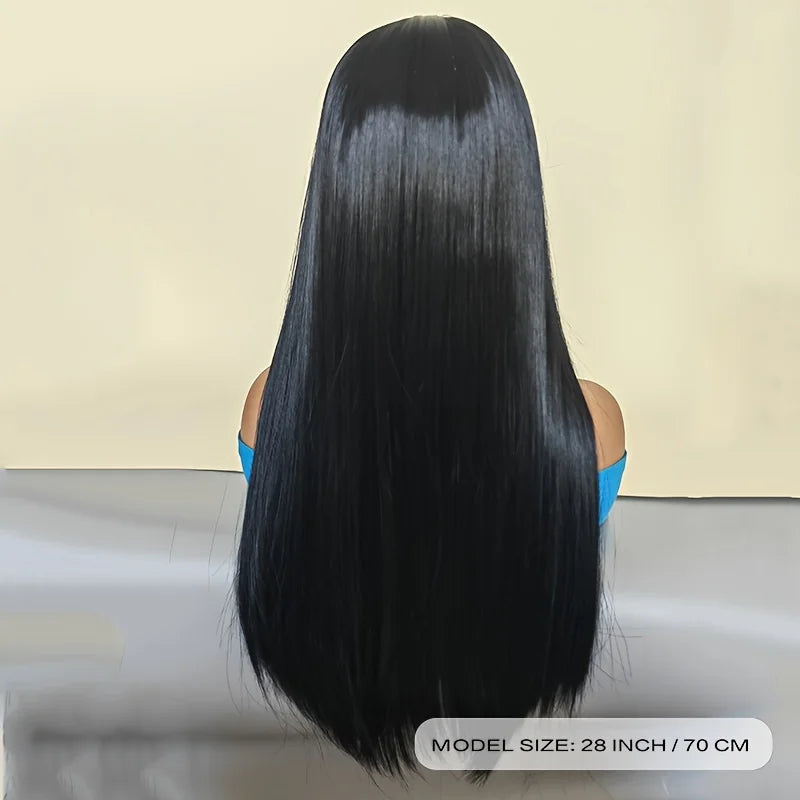 Women's Wig Black Long