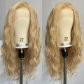 Long Blonde Highlight Natural Wave