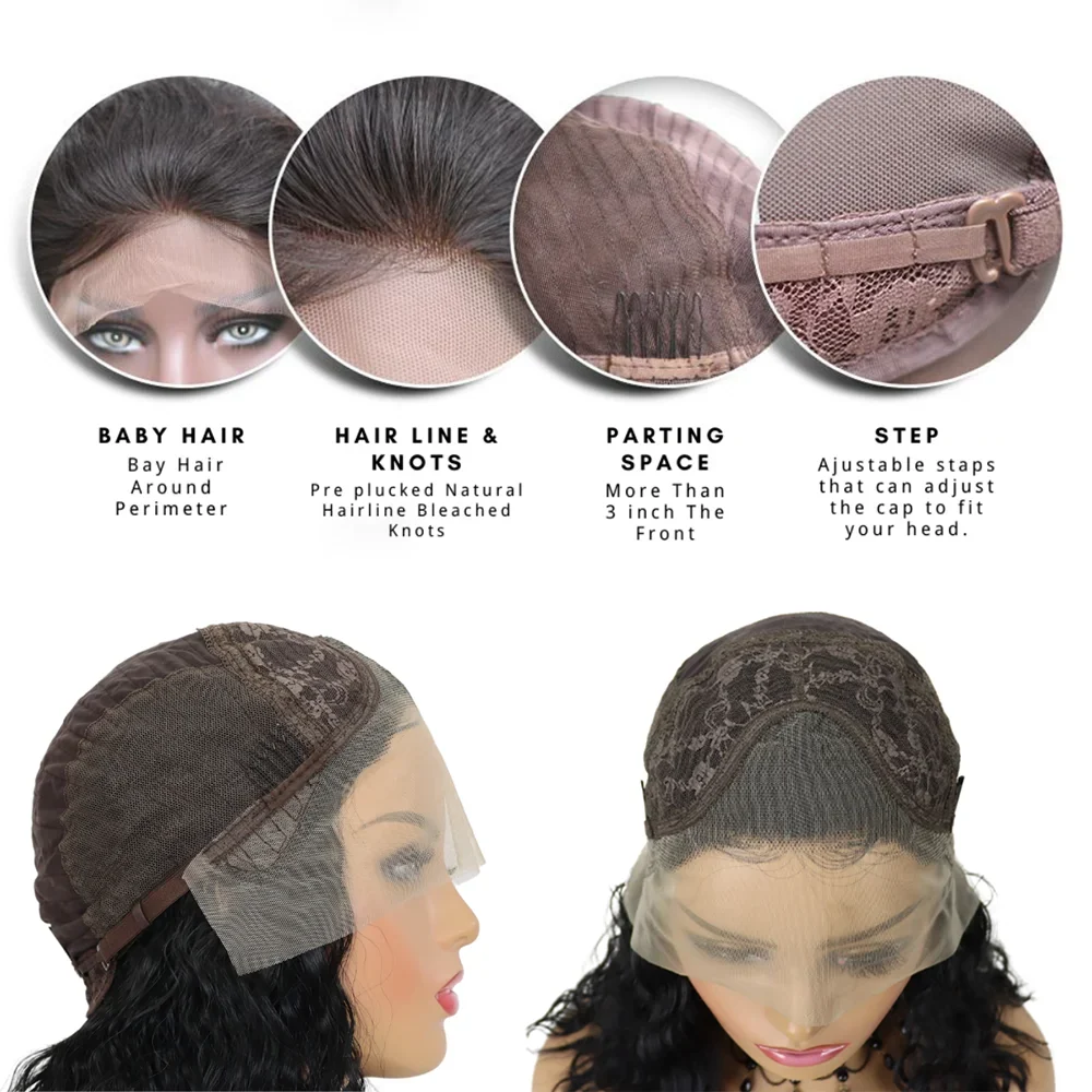 Black Long Curly Lace Front