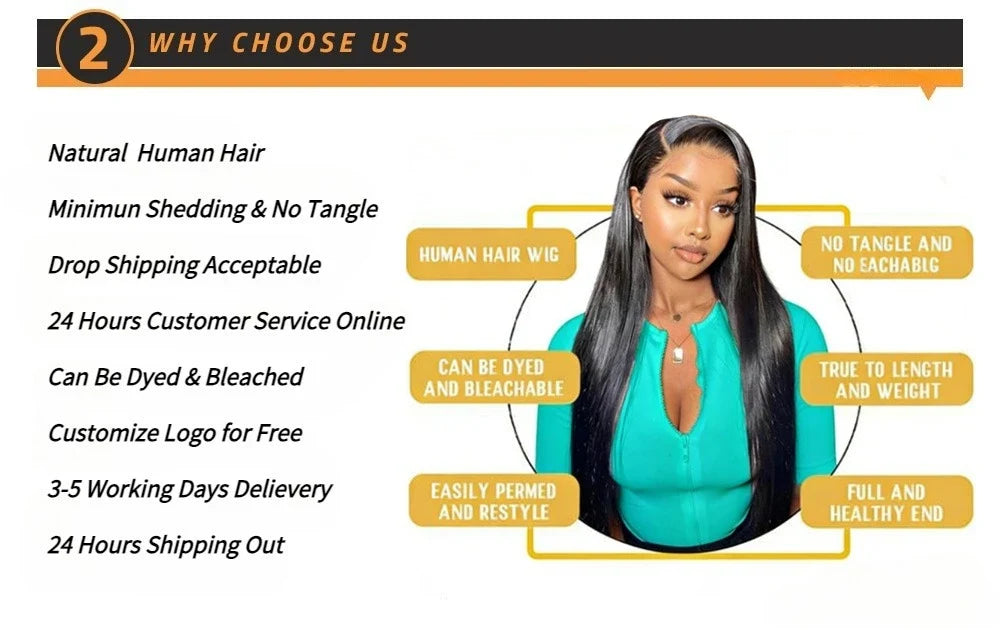 Lace Front Wigs For Women 200% Density