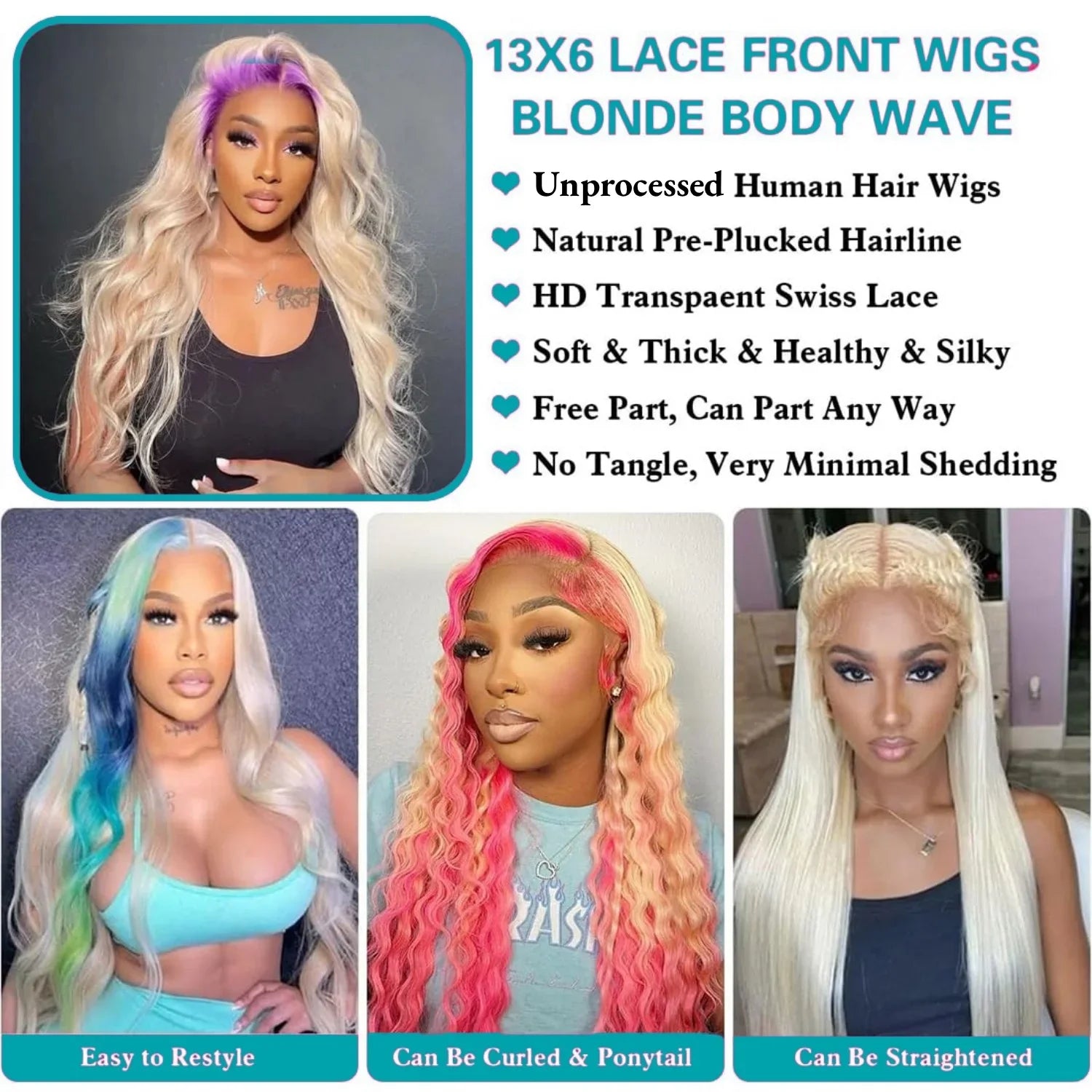 613 13x6 Lace Front Wig