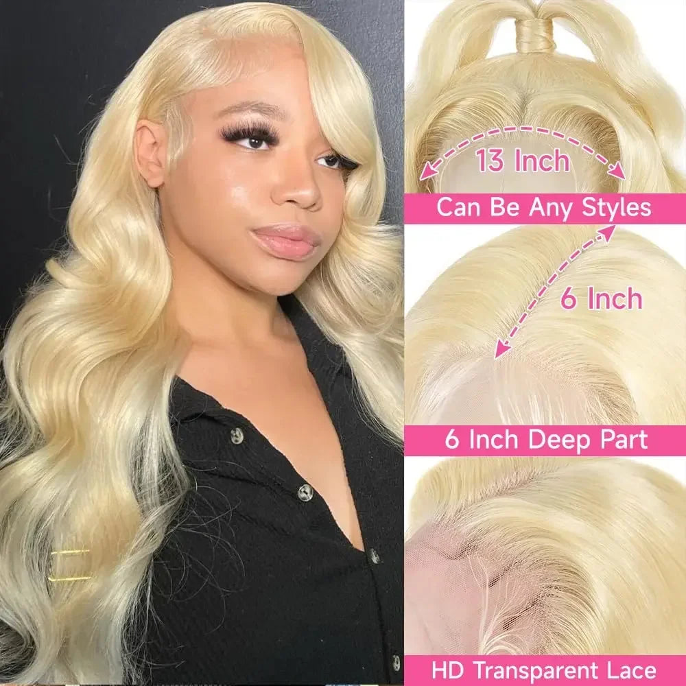 613 Honey Blonde Body Wave Wigs