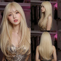 Blonde Long Straight Wig