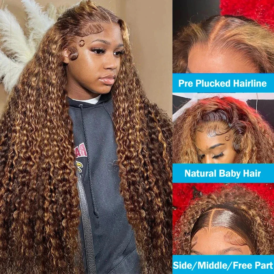 30 40 Inch Curly  Wig