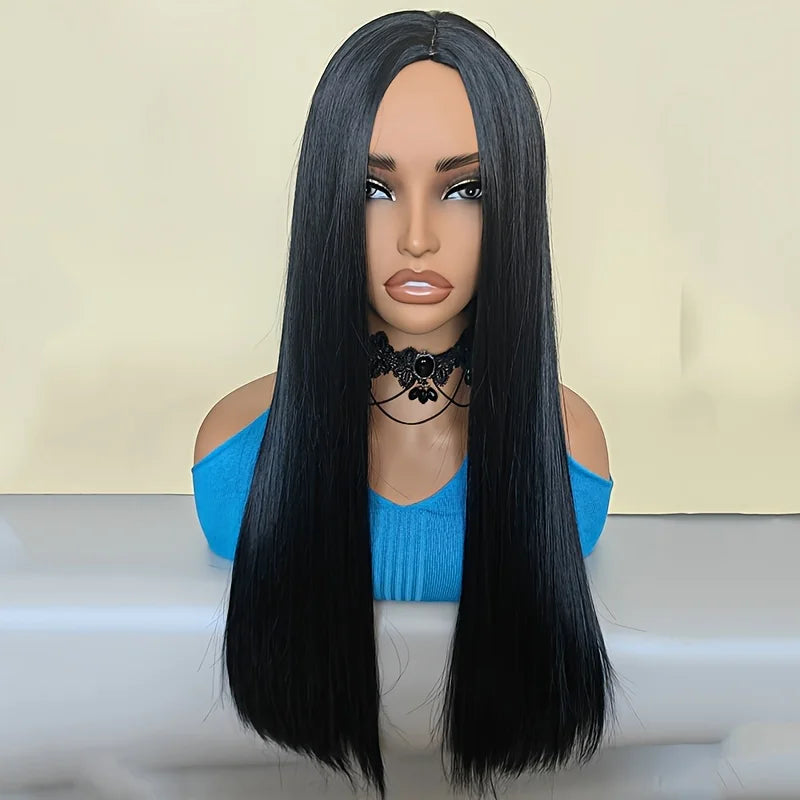 Women's Wig Black Long