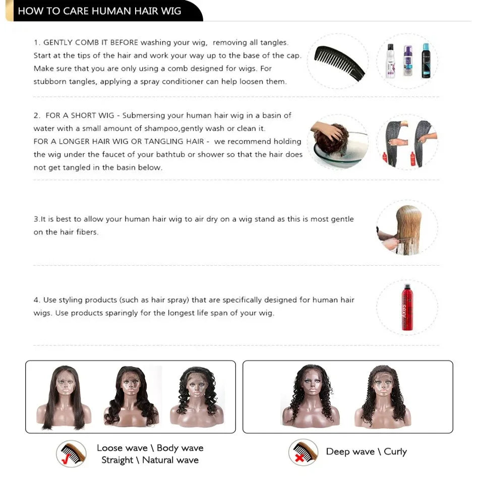 Body Wave Human Hair Wigs