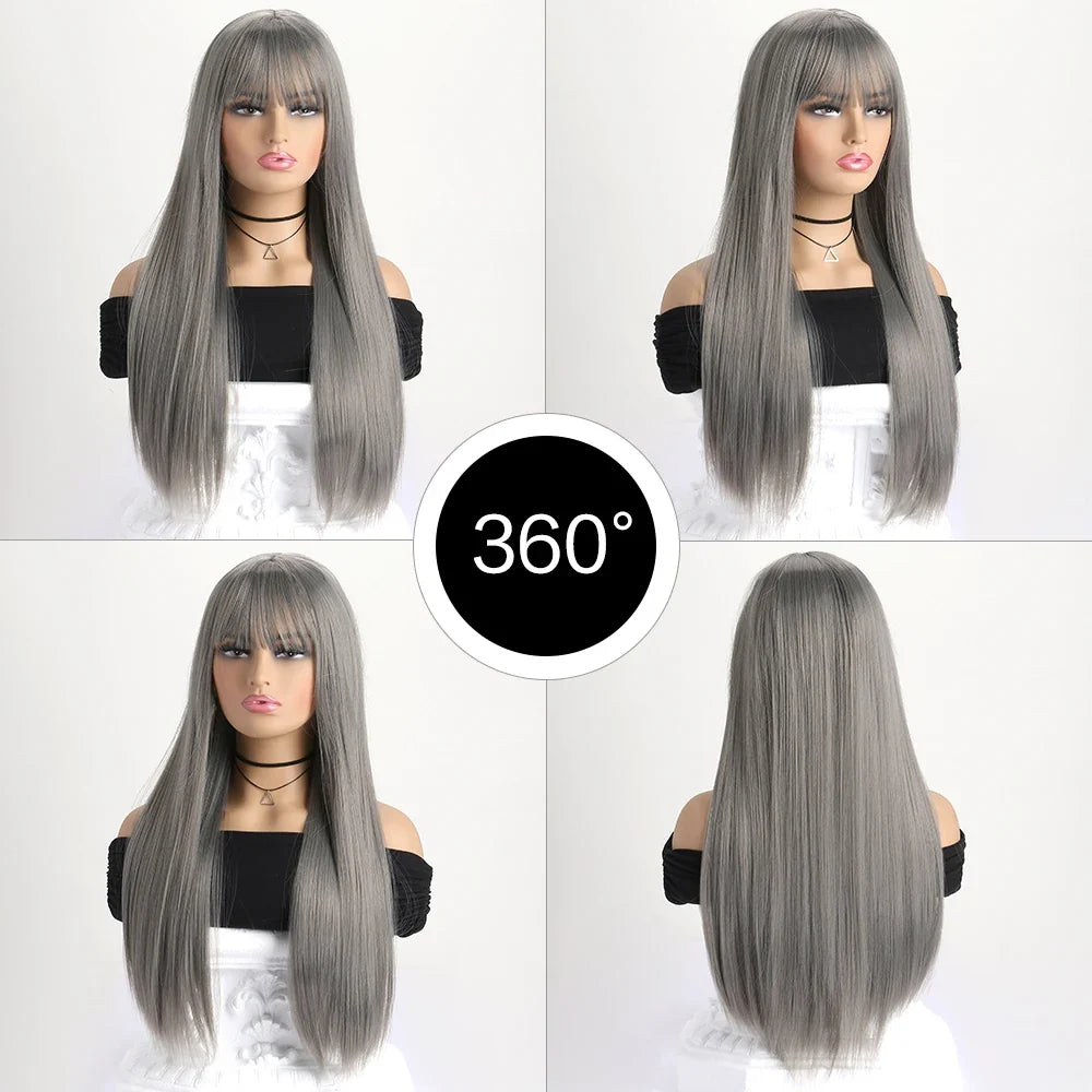 Long Women Straight Hair Wig