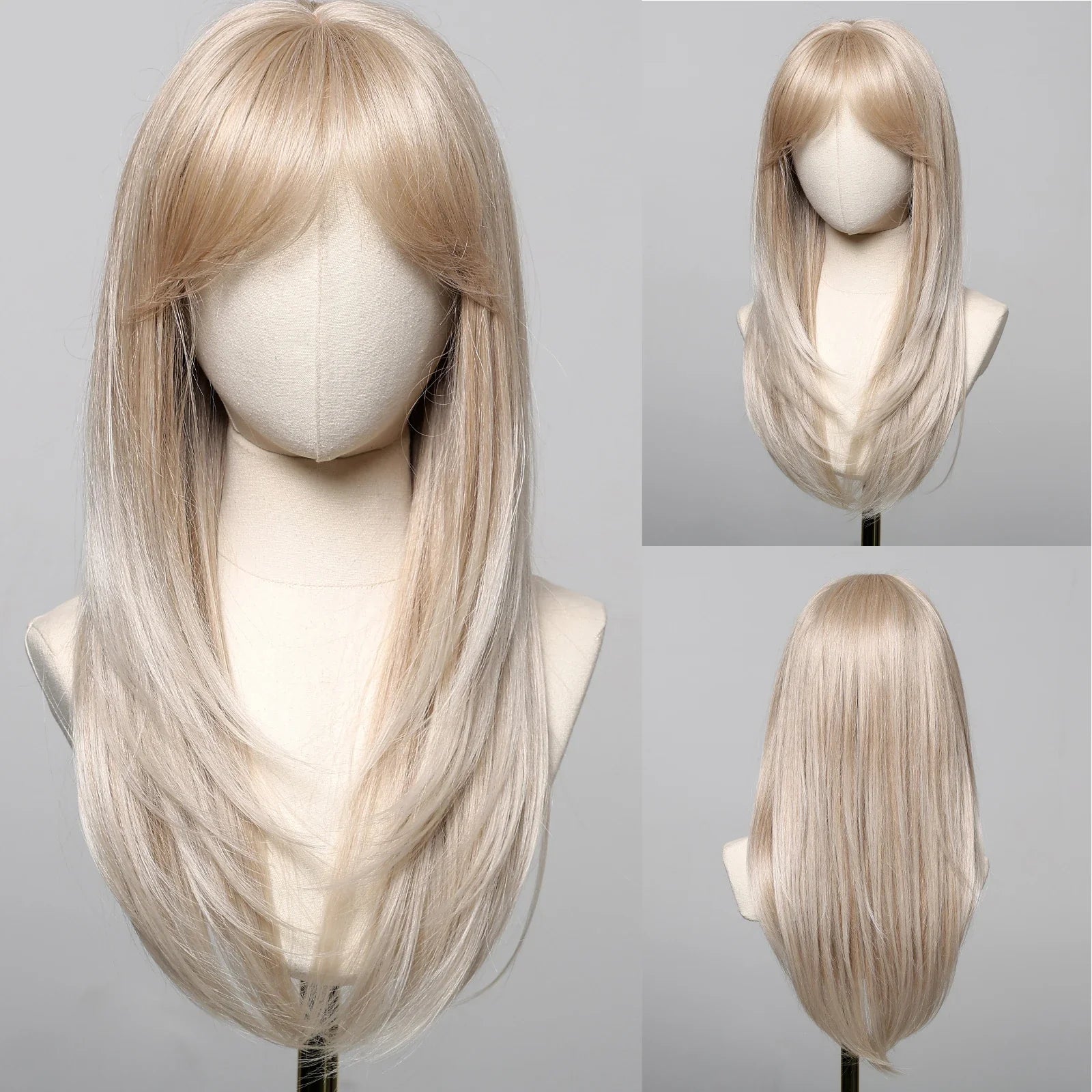 Black Hair Long Straight Wigs