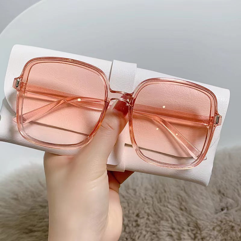 Oversized Frame Sunglasses UV Protection