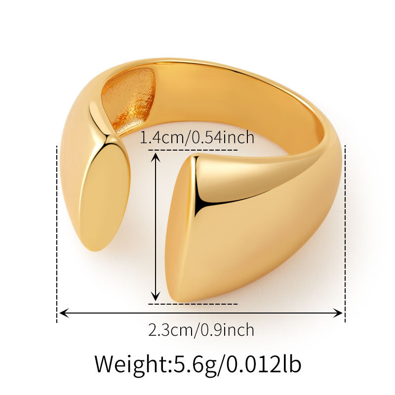 Polished Index Finger Ring