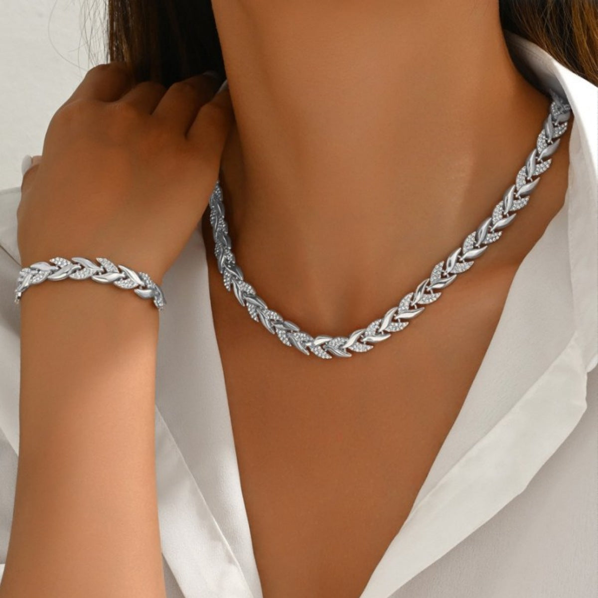 Diamond-encrusted Necklace