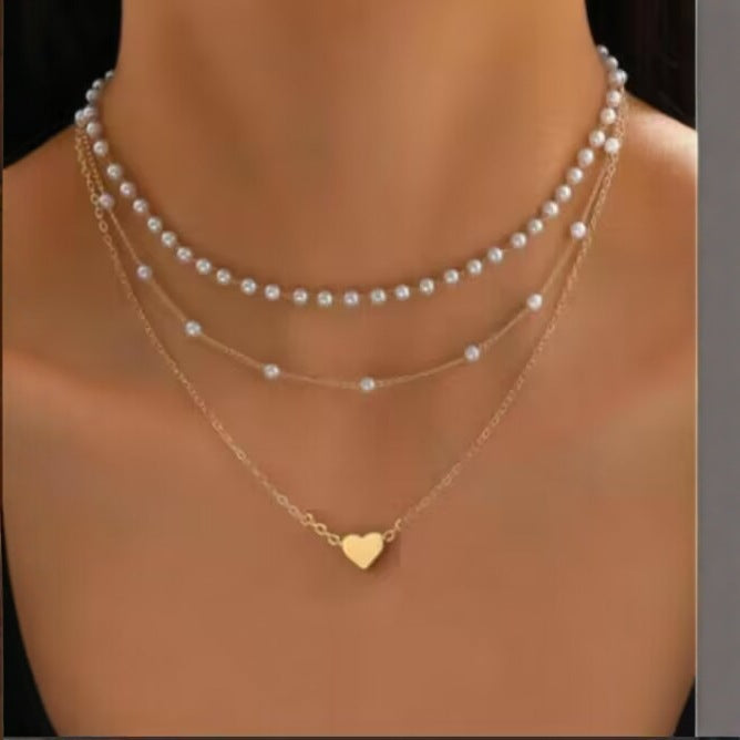 Bow-knot Clavicle-length Tassel Necklace
