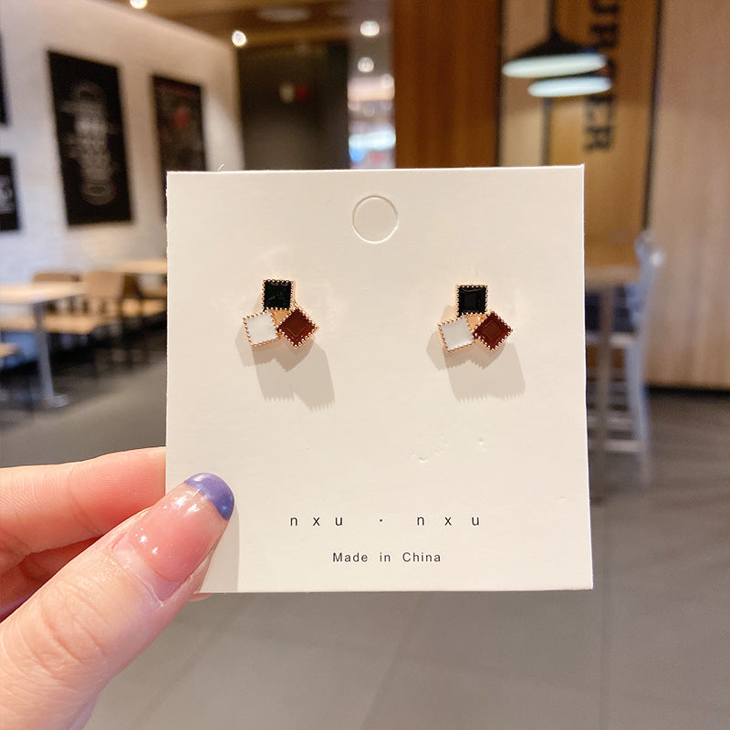 Silver Pin Earrings