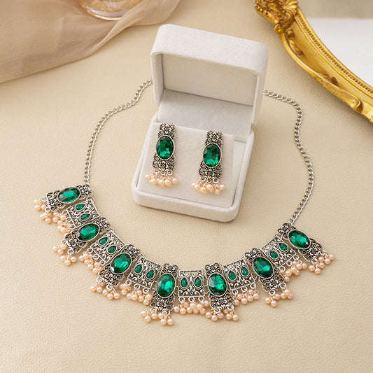 Vintage Emerald Earrings