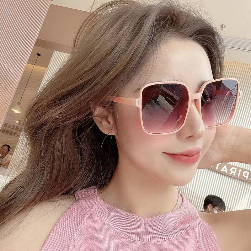 Oversized Frame Sunglasses UV Protection