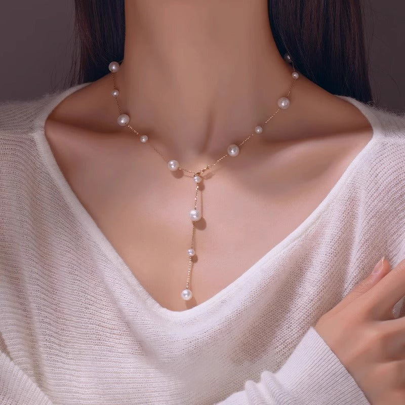 Freshwater Pearl Tassel Necklace