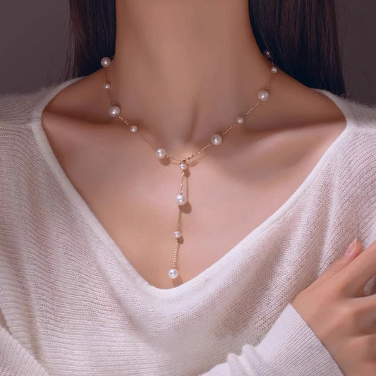 Freshwater Pearl Tassel Necklace