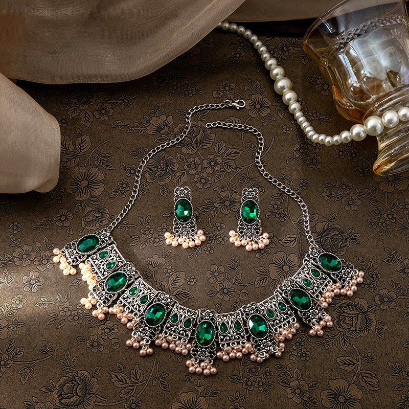 Vintage Emerald Earrings