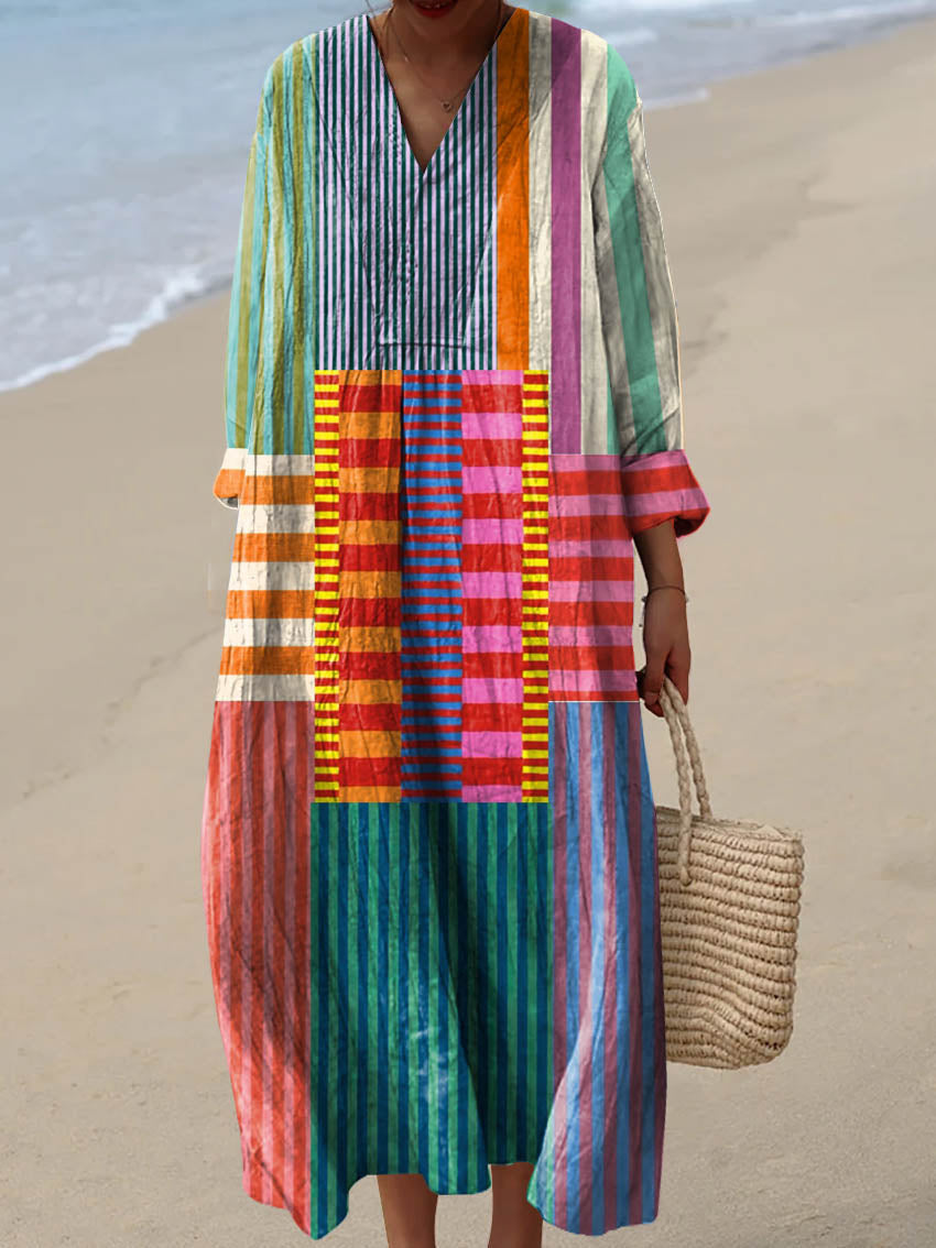 Elegant Chic Loose Mid-length Dress