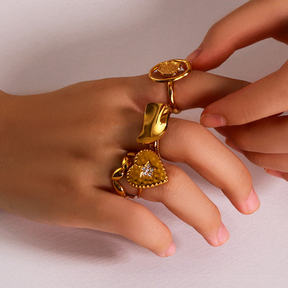 Luxury High-End Heart-Shaped Ring