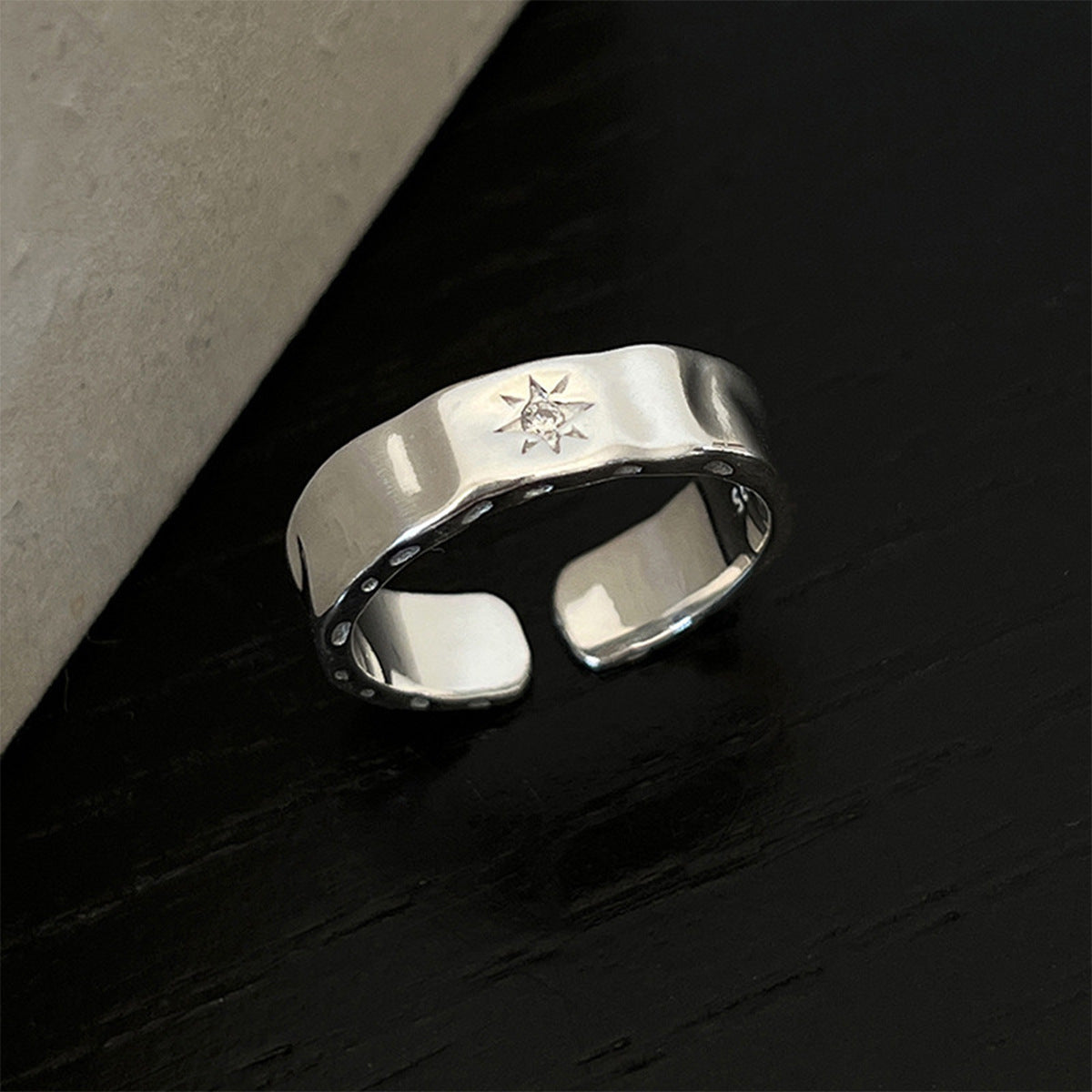 S925 Silver Women Rings, High-End Minimalist Non-Fading Vintage Bands