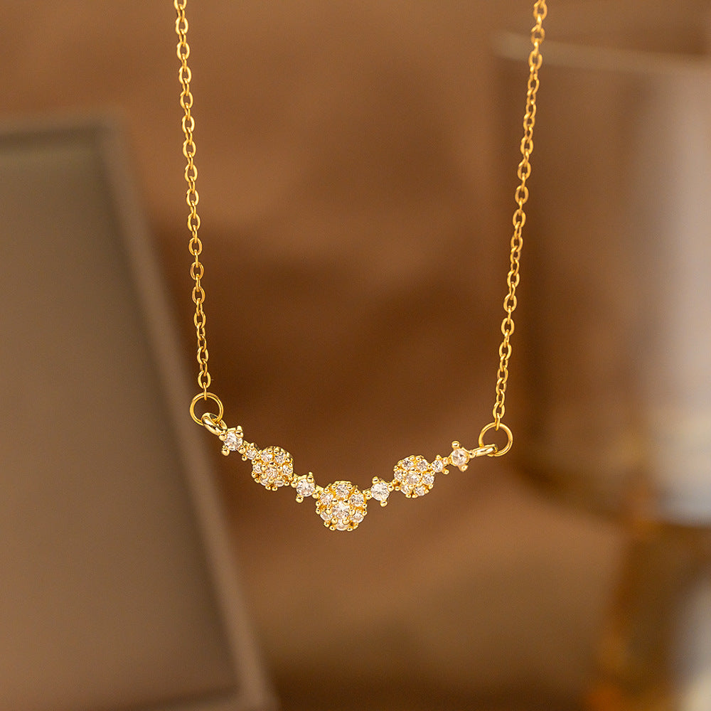 Single-diamond Pendant Necklace