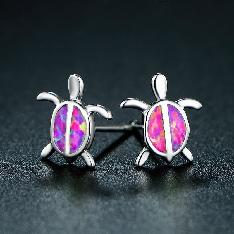 Turtle Stud Earrings For Women