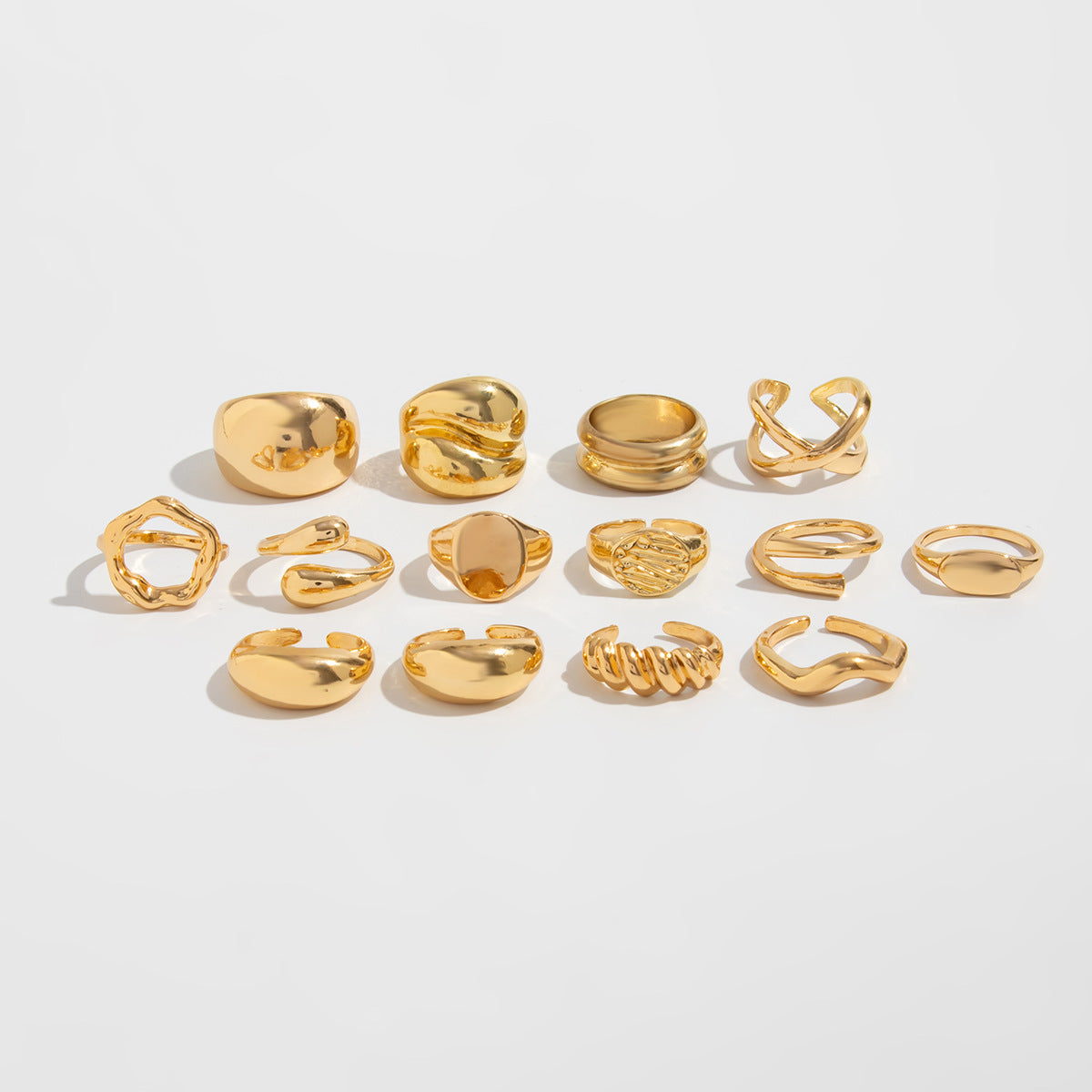 Twin Adjustable Ring Set