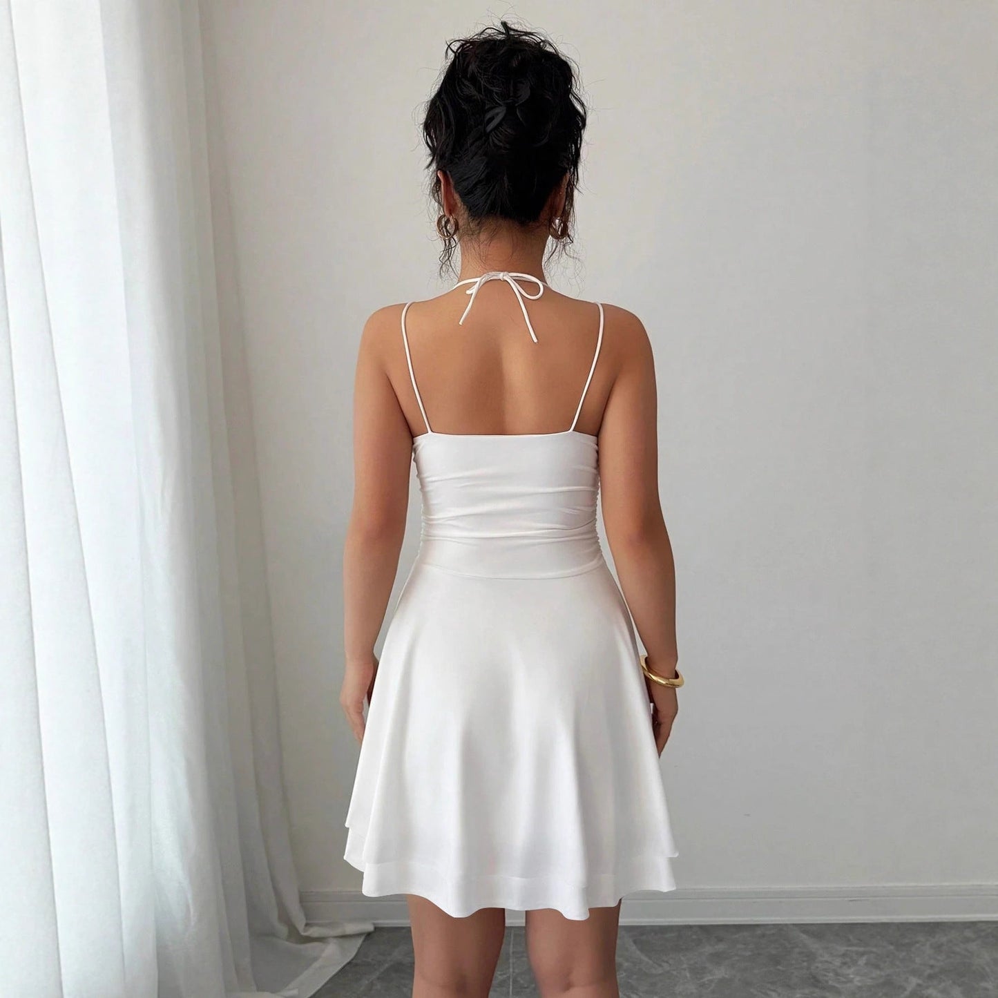 Waist-cinching Slip Dress