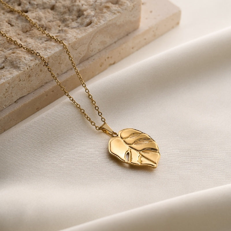 Leaf And Flower Pendant