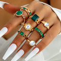 Snake-Shaped Ring Set