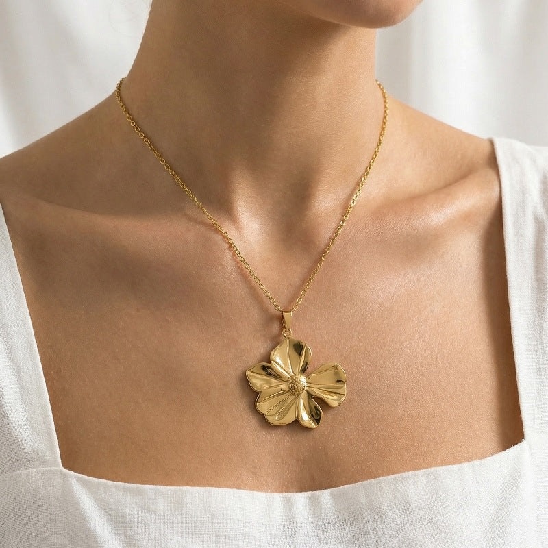 Leaf And Flower Pendant